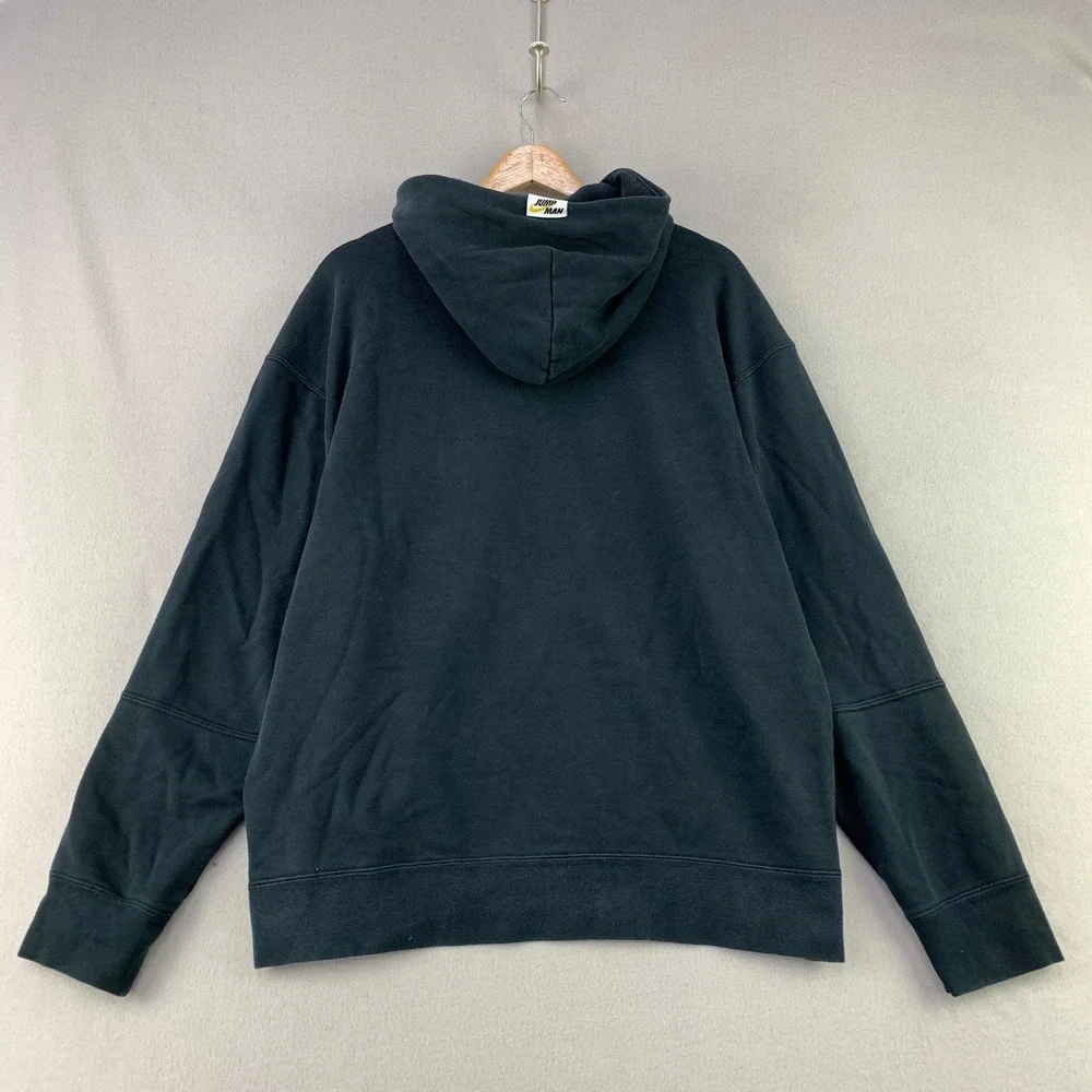 Air Jordan Jumpman Essential Hoodie Mens XL Black Pullover Fleece Graphic Logo